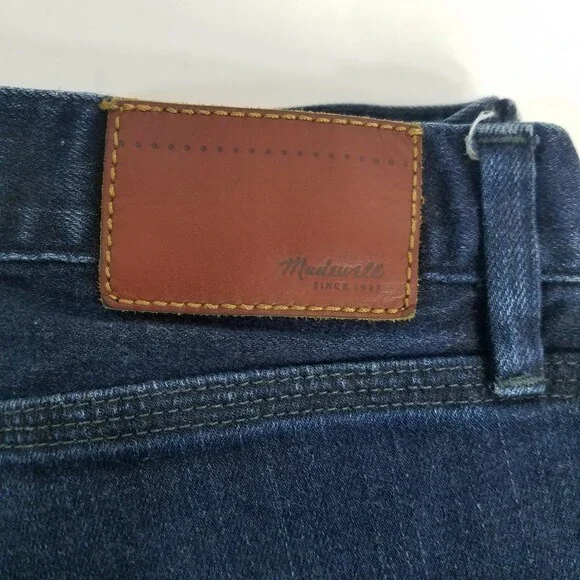 Madewell Skinny Skinny Ankle Jeans Dark Wash Denim Size 24 - Picture 3 of 4